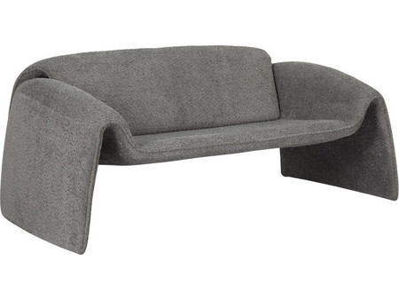 HomeMarkt Trek Διθέσιος Καναπές Γκρι 160x80x63cm HM9680.01