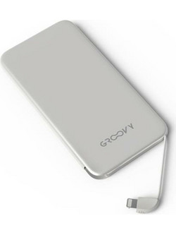 GROOVY Power Bank 4000mAh με Θύρα USB-C White