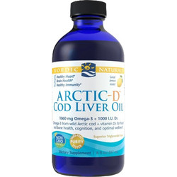 Nordic Naturals Arctic Cod Liver Oil Μουρουνέλαιο Πορτοκάλι 237ml