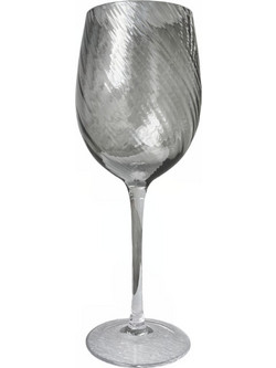 HFA Σετ Ποτήρια Κρασιού Γυάλινα Κολωνάτα Style Grey 580ml 6τμχ 5420112