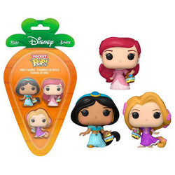 Funko Pocket Pop! Disney Princess 3-Pack Rapunzel, Ariel & Jasmin
