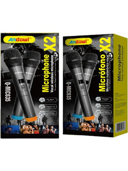 Andowl Q-MIC635 Ασύρματο Μικρόφωνο Καραόκε