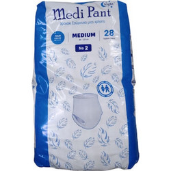 Mediform Medi Pant Medium Πάνες Βρακάκι Ακράτειας 6 Σταγόνες 28τμχ