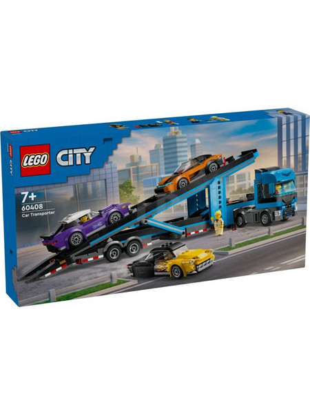 Lego City Car Transporter Truck with Sports Cars για 7+ Ετών 60408
