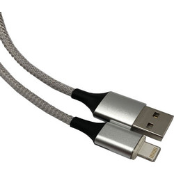 NG Braided USB-A to Lightning Cable 1m Grey NG-MAGNET-LIGHT