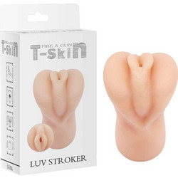 Chisa Novelties T-Skin Fire Gun Luv Pocket Pussy Αυνανιστήρι Flesh