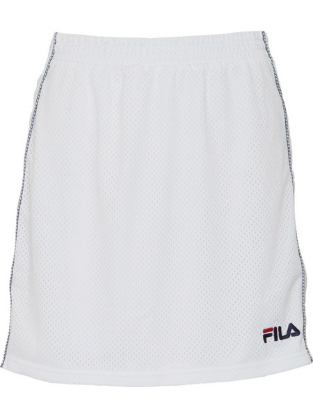 Fila Miriam Μίνι Φούστα Υφασμάτινη Ψηλόμεση Λευκή LW911115-100