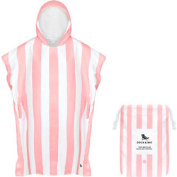 Dock & Bay Malibu Παιδικό Πόντσο Θαλάσσης Microfiber Ροζ 49x66cm