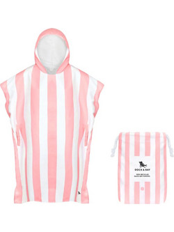 Dock & Bay Malibu Παιδικό Πόντσο Θαλάσσης Microfiber Ροζ 49x66cm