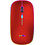 Weibo RF6800 Ασύρματο Bluetooth Ποντίκι Red