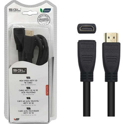 Καλώδιο HDMI Male to HDMI Female 1.5m Black