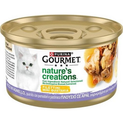 Purina Gourmet Nature's Creations Adult with Lamb, Tomato & Wild Carrot in Gravy 4x85gr