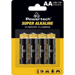 Powertech Super Alkaline AA 4τμχ
