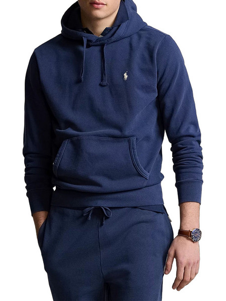 Polo Ralph Lauren Ανδρικό Φούτερ Fleece με Κουκούλα & Τσέπες Navy Μπλε 710916690-018