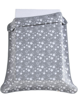 Morven Mora Star Κουβέρτα Αγκαλιάς Fleece 80x110 Γκρι