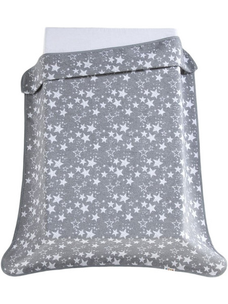 Morven Mora Star Κουβέρτα Αγκαλιάς Fleece 80x110 Γκρι