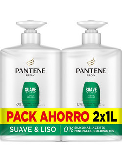 Pantene Soft & Smooth Σαμπουάν για Επανόρθωση 2x1lt