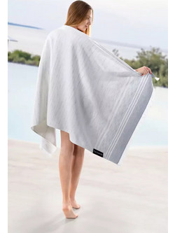 Guy Laroche Serenity Πετσέτα Θαλάσσης Γκρι 90x180cm