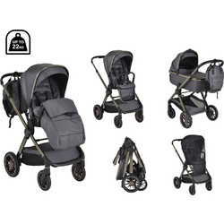 Cangaroo iClick Καρότσι Μωρού 2 σε 1 Grey
