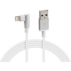 Lampa Angle 90° USB-A to Lightning Cable 1m White 38836