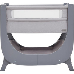Shnuggle Air Lite Λίκνο με Στρώμα & Πλαϊνό Άνοιγμα Γκρι SHN-AIRLTE-GRY