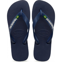 Havaianas Brasil Logo Ανδρικές Σαγιονάρες Navy Μπλε 4110850-0555