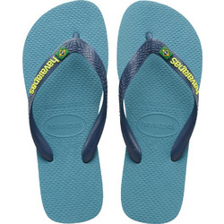 Havaianas Brasil Logo Ανδρικές Σαγιονάρες Πετρόλ 4110850-1671