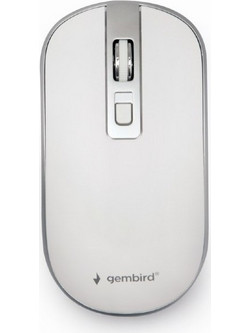Gembird MUSW-4B-06-WS Ασύρματο Ποντίκι White