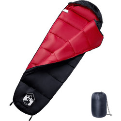 vidaXL Sleeping Bag Μονό 3 Εποχών Κόκκινο 94506