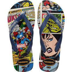 Havaianas Top Marvel Ανδρικές Σαγιονάρες Αντιολισθητικές Πολύχρωμες 4147012-9427
