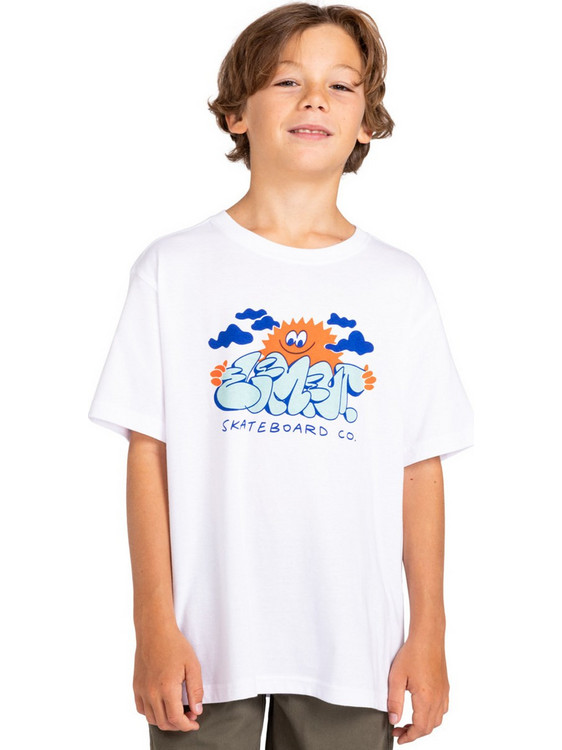 Element Παιδικό T-Shirt Κοντομάνικο Λευκό ELBZT00179-WBB0