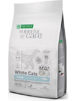 Nature's Protection Superior Care White Cats Adult with Herring 1.5kg