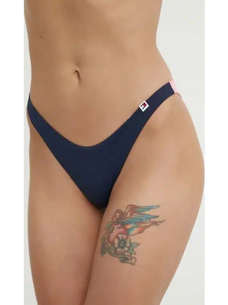 Tommy Jeans Bikini Brazil Μαύρο Ροζ UW0UW05355-C1G