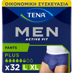 Tena Active Fit Pants Plus Large XLarge Πάνες Βρακάκι Ακράτειας 5.5 Σταγόνες 4x8τμχ