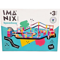 Imanix Μαγνητικό Παιχνίδι Κατασκευών Αυτοκινητόδρομος 105τμχ