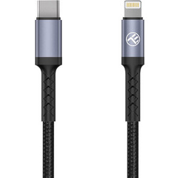 Tellur Braided USB-C to Lightning Cable 3W 2m Black TLL155431