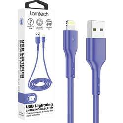 Lamtech USB-A to Lightning Cable 1m Blue 8718858445141