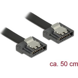 DeLOCK 83841 Καλώδιο Σκληρού Δίσκου 7-Pin SATA III to 7-Pin SATA III 0.5m Black