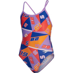 Speedo Allover Digital Vback Αθλητικό Παιδικό Μαγιό Ολόσωμο για Κορίτσι Πολύχρωμο 812846-16619