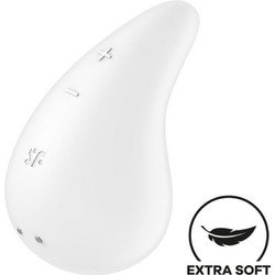 Satisfyer Dew Drop Lay-On Κλειτοριδικός Δονητής Λευκός