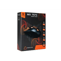 Liocat MX 557C Ενσύρματο Gaming Ποντίκι RGB 3200 DPI Black