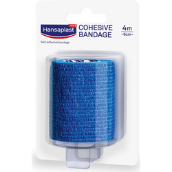 Hansaplast Cohesive Bandage Αυτοσυγκρατούμενος Αδιάβροχος Ελαστικός Επίδεσμος 6cm x 4m