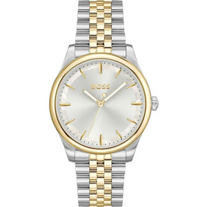 Hugo Boss Graceful Γυναικείο Ρολόι με Ασημί Χρυσό Μεταλλικό Μπρασελέ 1502779 Hugo Boss Graceful Γυναικείο Ρολόι με Ασημί Χρυσό Μεταλλικό Μπρασελέ 1502779
