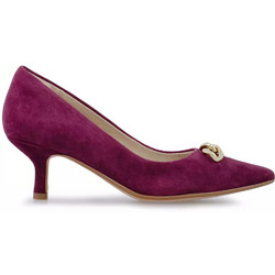 Clarks Violet 55 Ανατομικές Γόβες με Λεπτό Χαμηλό Τακούνι Μπορντό 26169057
