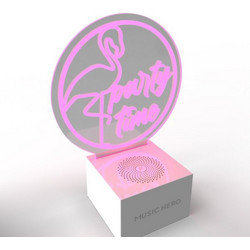 SBS Music Hero Neon Ηχείο Bluetooth 3W Ροζ
