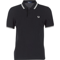 Fred Perry Ανδρική Μπλούζα Polo Κοντομάνικη Μαύρη M3600-350