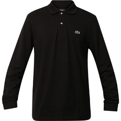 Lacoste Ανδρική Μπλούζα Polo Μακρυμάνικη Μαύρη L1312-031