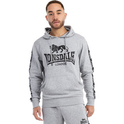 Lonsdale Scousburgh Ανδρικό Αθλητικό Φούτερ με Κουκούλα Γκρι 117553-1538