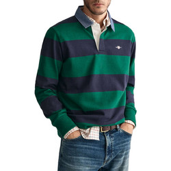 Gant Ανδρική Μπλούζα Polo Μακρυμάνικη Πράσινη 3G2004083-373