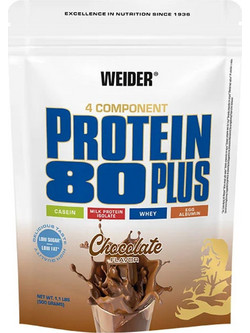 Weider Protein 80 Plus Chocolate Πρωτεΐνη Γράμμωσης 500gr